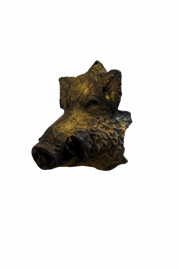 Cap decorativ mistreț – finisaj bronz antic