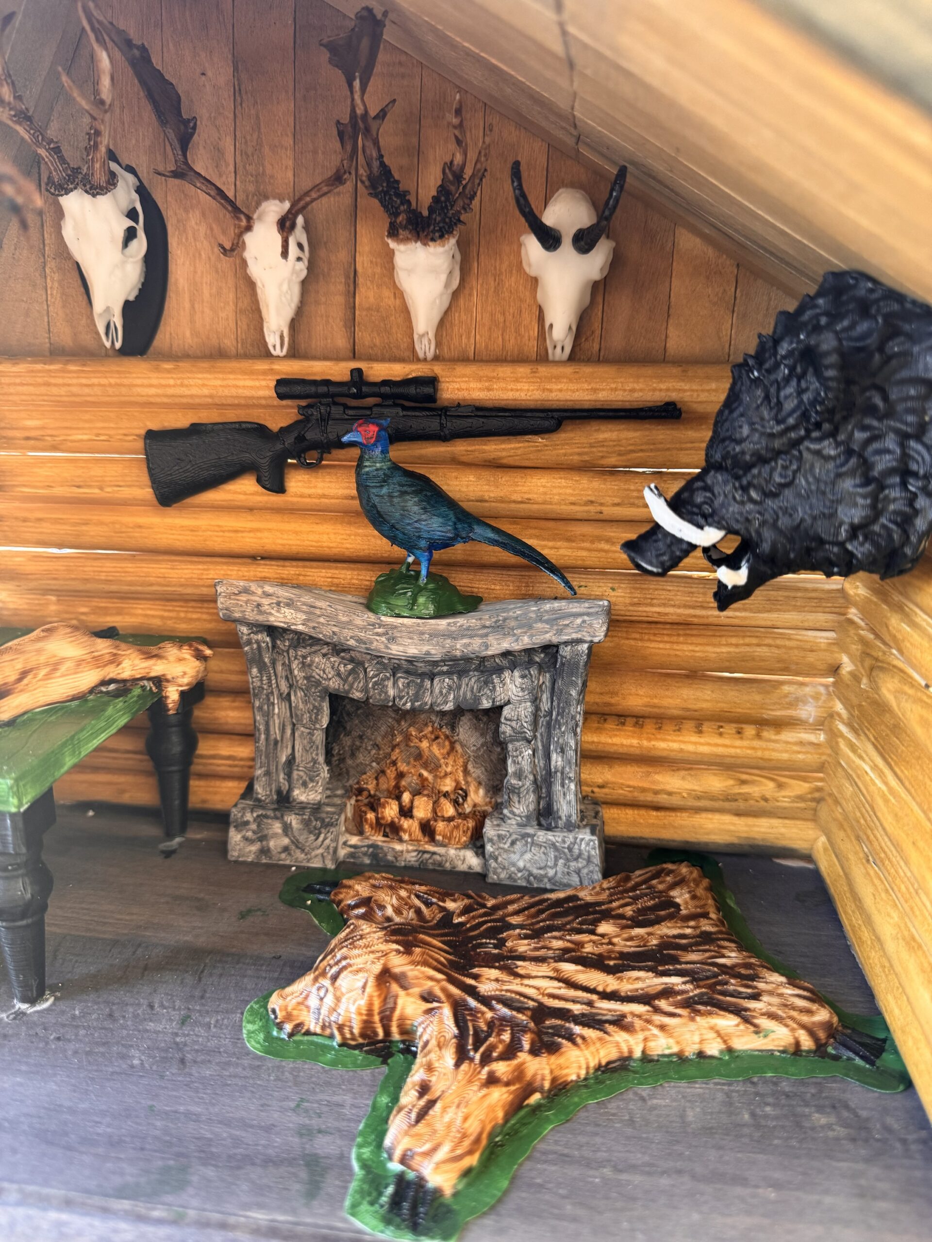 Căsuță de vânătoare miniaturală – Ediție Limitată(10 buc) - imagine 4