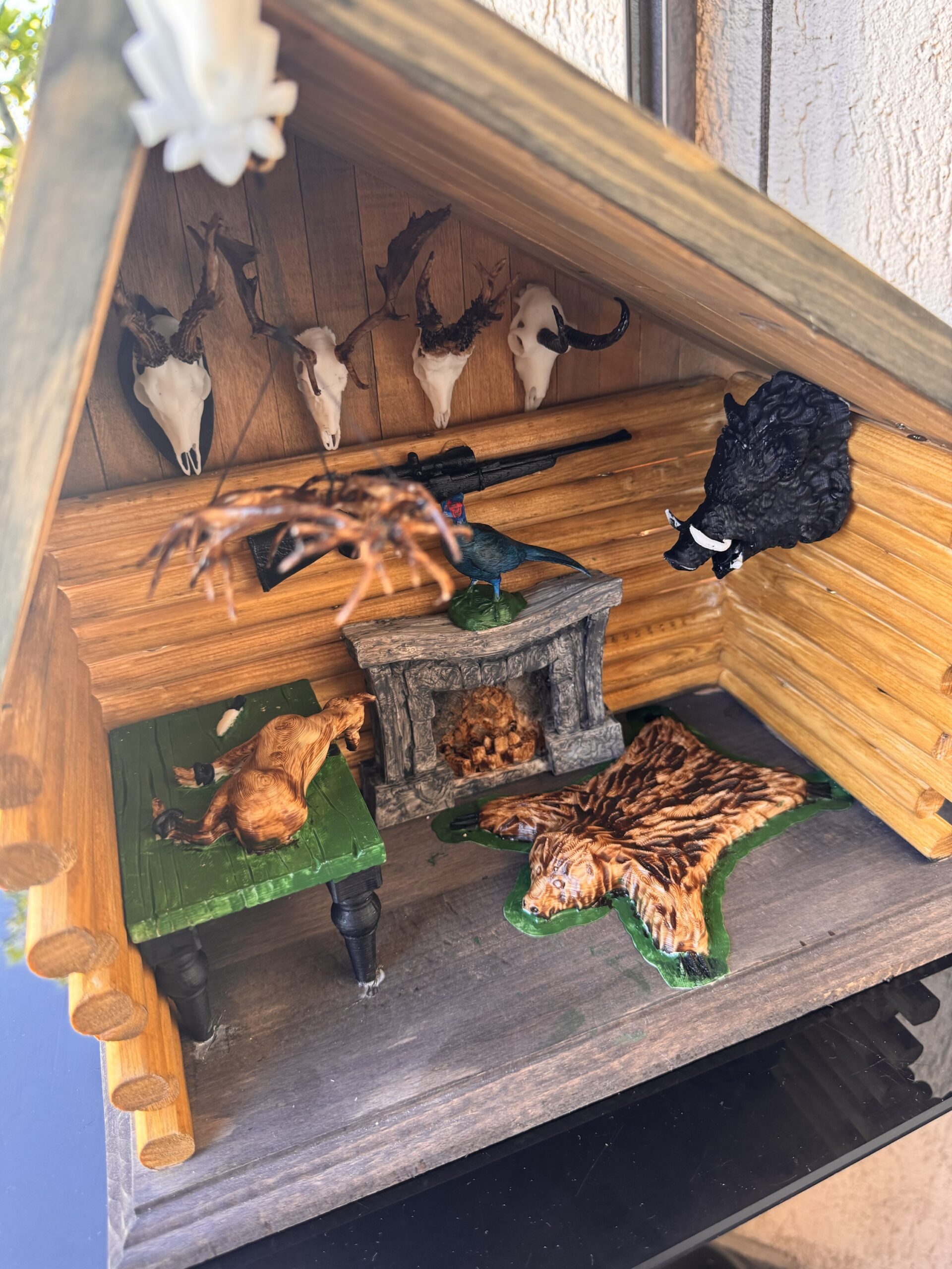 Căsuță de vânătoare miniaturală – Ediție Limitată(10 buc) - imagine 5