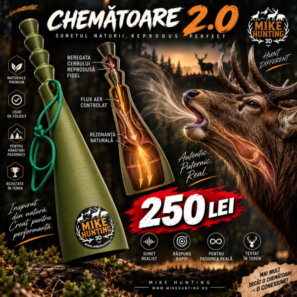 Chemătoare flexibilă pentru cerb 2.0